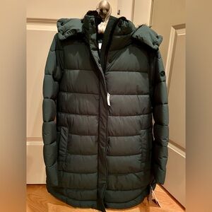 Calvin Klein Dark Green Puffer Jacket